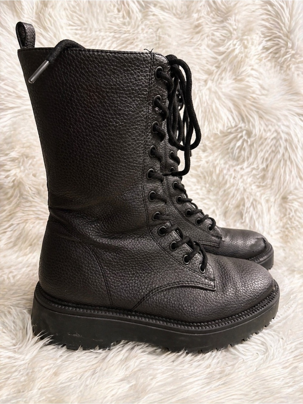 Lace-Up or zippered Combat Boots size 7